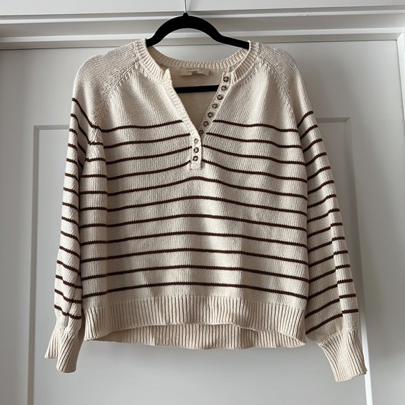 Sezáne Leontine Jumper in Camel/Ecru - Picture 6 of 7